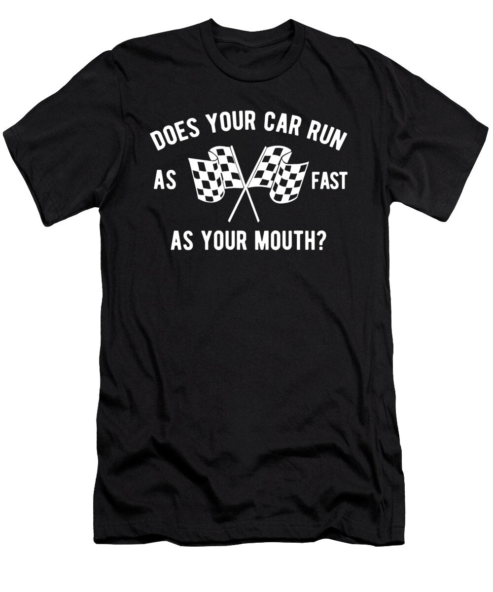 1 Drag Racer Funny Graphic for Car Addicts Third Eye Supply T-Shirt