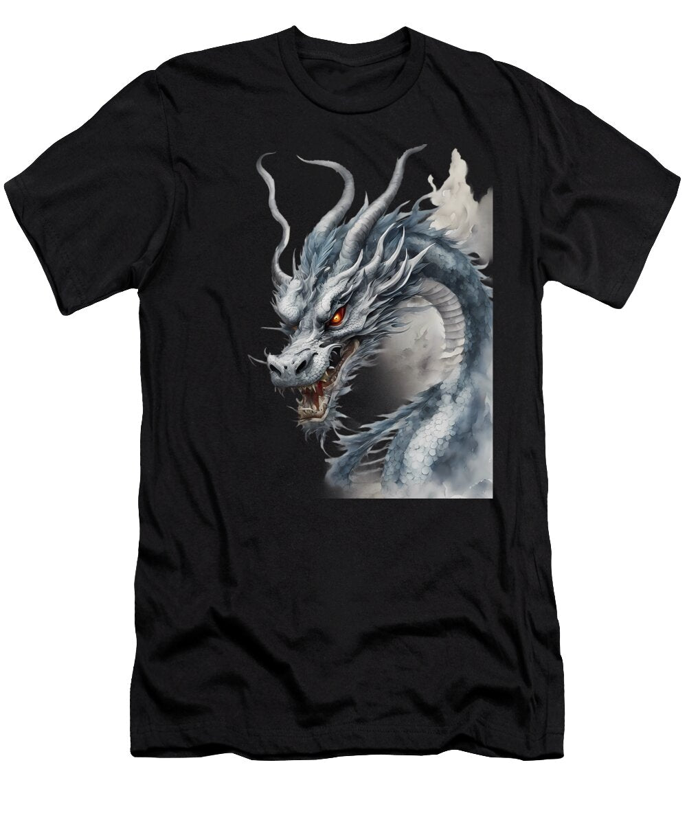 1 Dragon Drawing Anime Girl Nft T-Shirt
