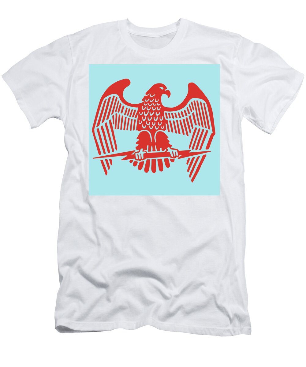 1 Eagle Clutching Lightning Bolt Csa Images T-Shirt