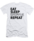 1 Eat Sleep Hustle Repeat Jacob Zelazny T-Shirt
