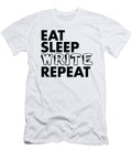 1 Eat Sleep Write Repeat Jacob Zelazny T-Shirt