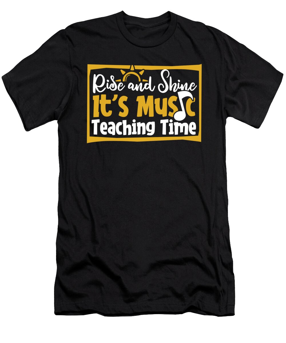 1 Education School Educator Music Teacher Crazy Squirrel T-Shirt