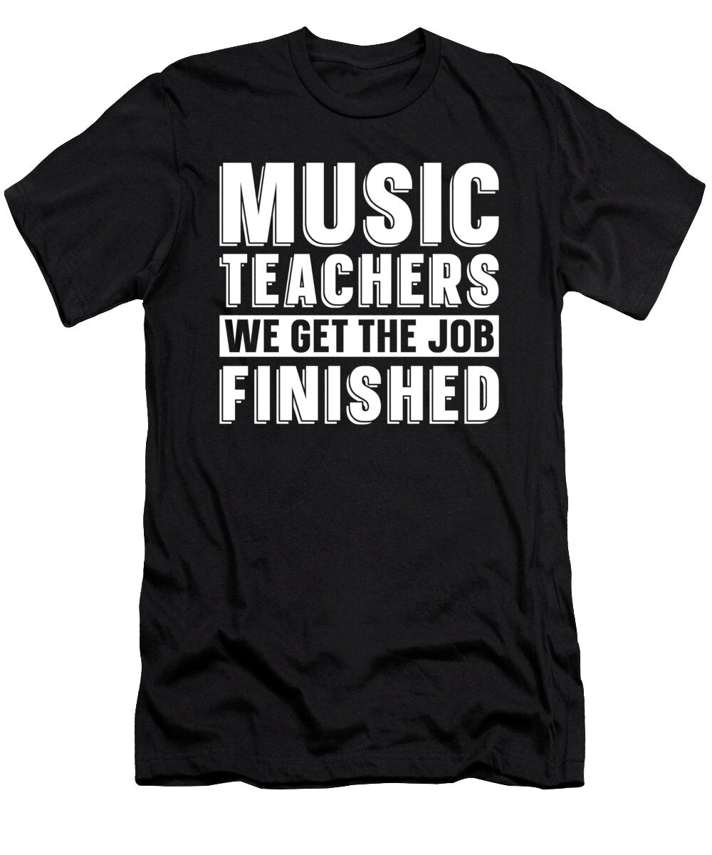 1 Educator Notes Education School Music Teacher Crazy Squirrel T-Shirt