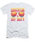 1 Educator Off Duty Teaching Sunglass Retro Teacher Florian Dold Art T-Shirt