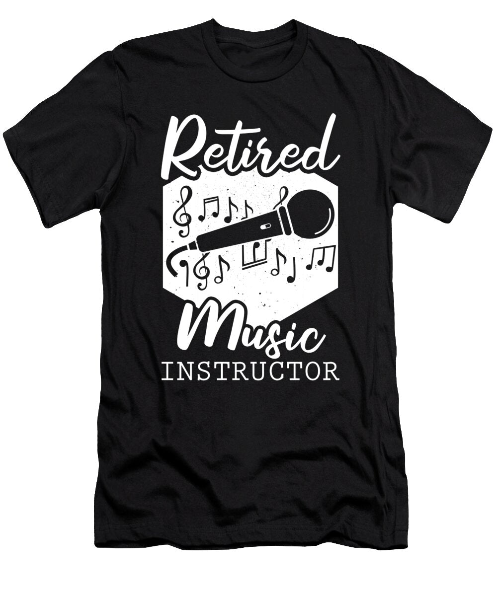 1 Educator Retired Education School Music Teacher Crazy Squirrel T-Shirt