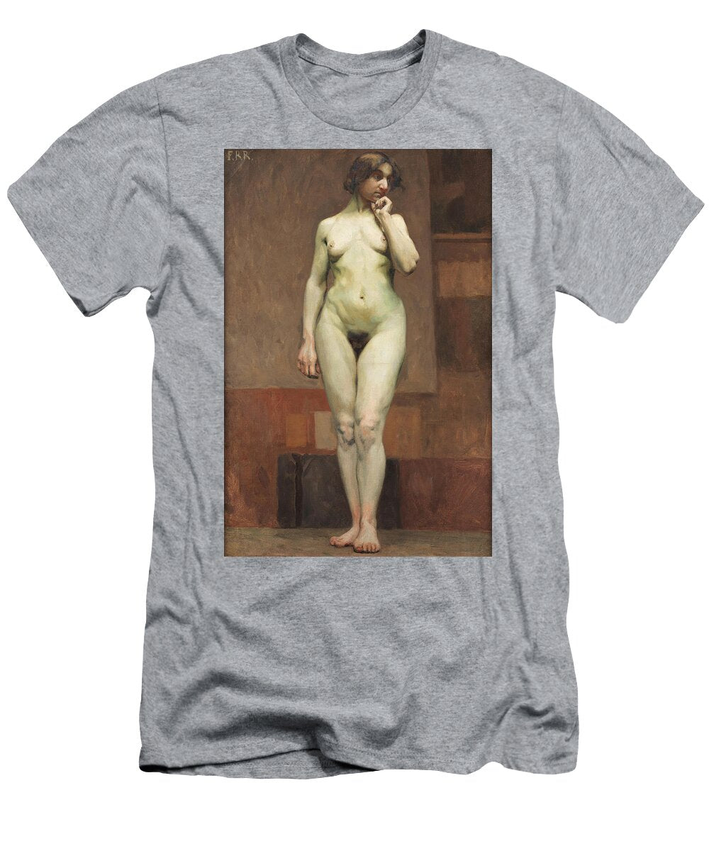 1 Estudo De Nu Feminino Mario Villares Barbosa T-Shirt