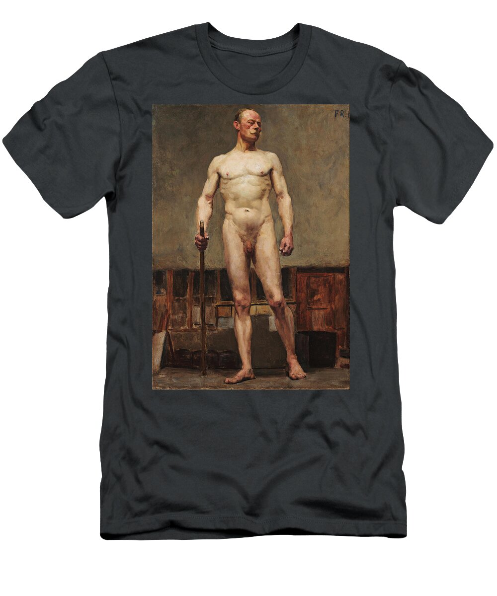 1 Estudo De Nu Masculino Mario Villares Barbosa T-Shirt