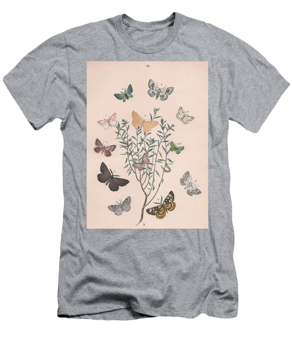1 European Butterflies and Moths W F Kirby T-Shirt