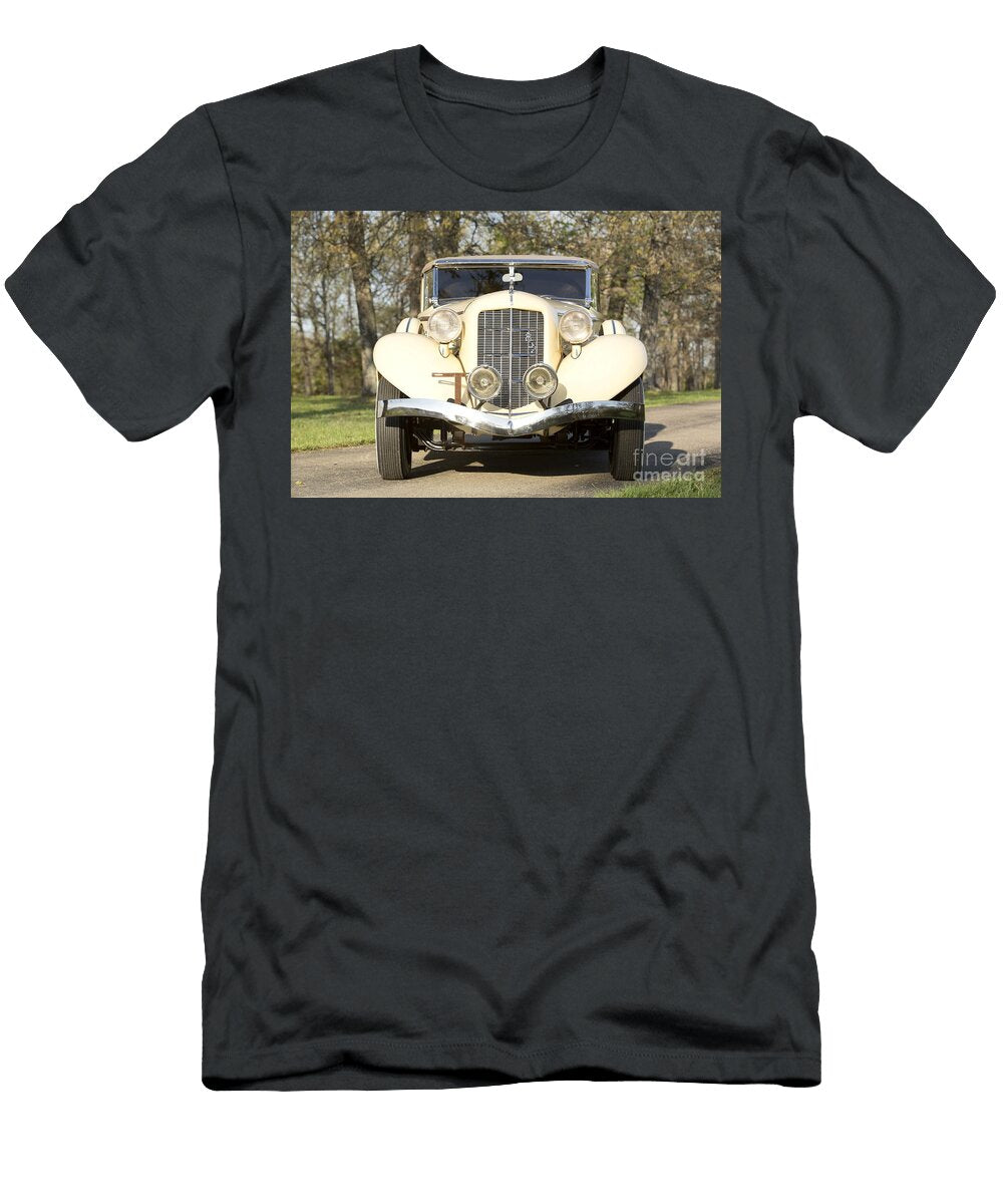 1 Exclusive American Retro Luxury Yellow 1936 Auburn 852 Dual Ratio Supercharged Phaeton Vladyslav Shapovalenko T-Shirt