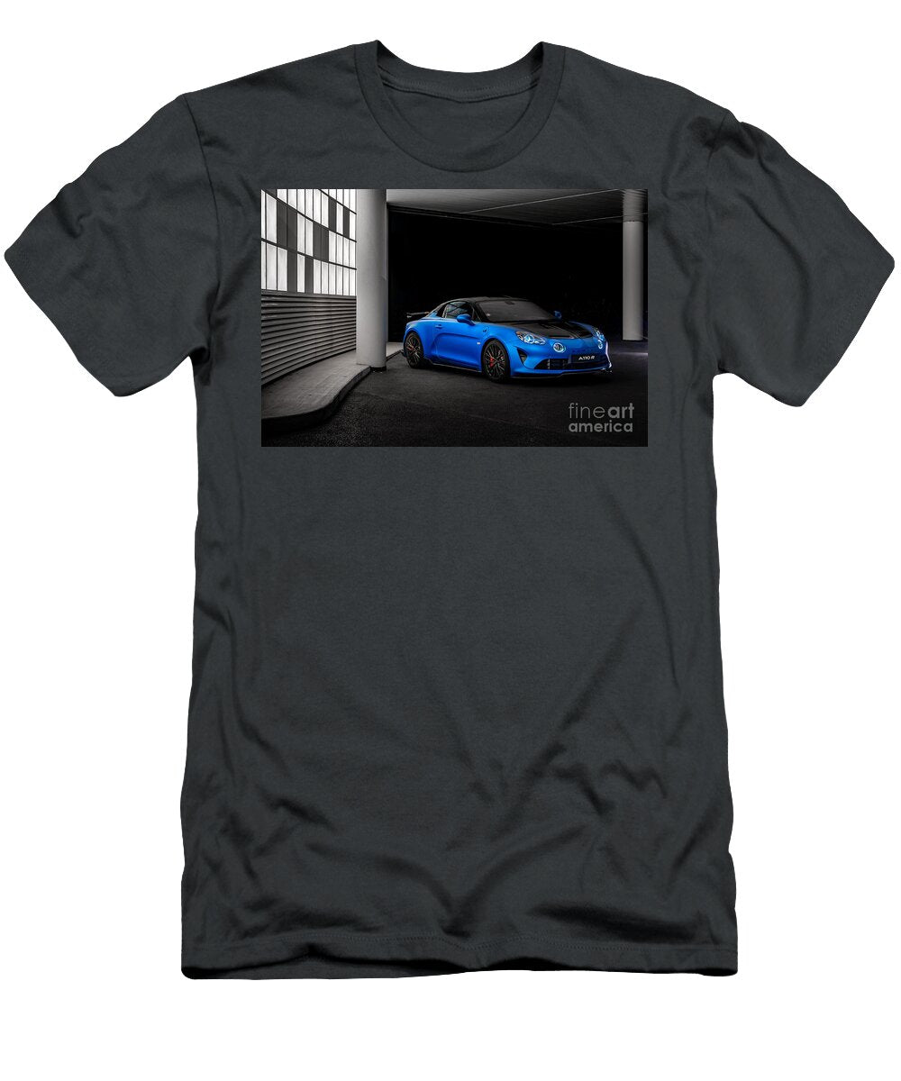 1 Exclusive French Sport Car Blue Alpine A110r Turini Coupe Turbocharged Engine 18 L Renault Tce M5pt Vladyslav Shapovalenko T-Shirt