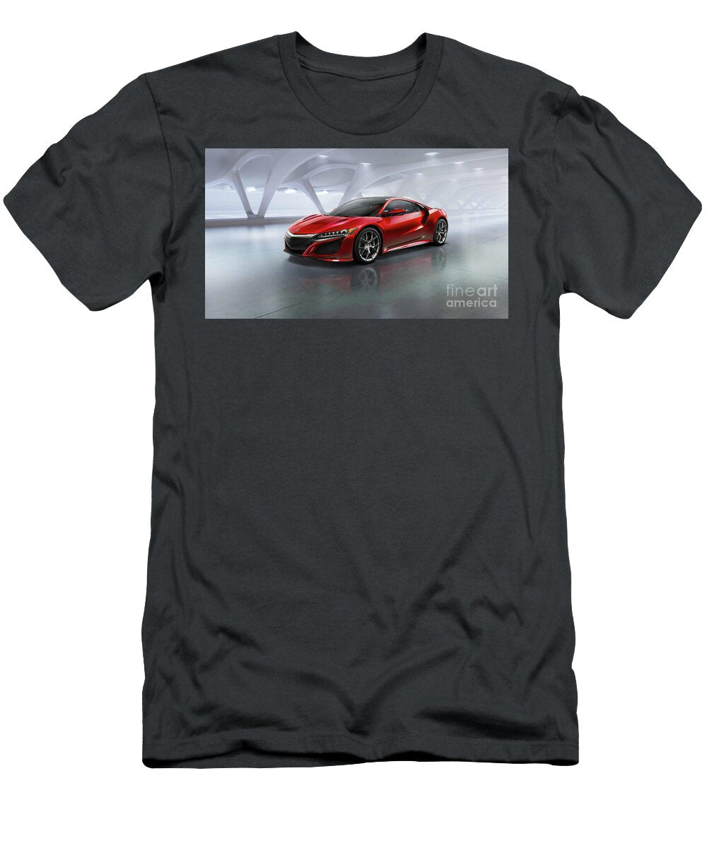 1 Exclusive Japanese Sports Car Red Acura Nsx Type S Coupe 35 V6 Twin Turbocharged Concept Vladyslav Shapovalenko T-Shirt