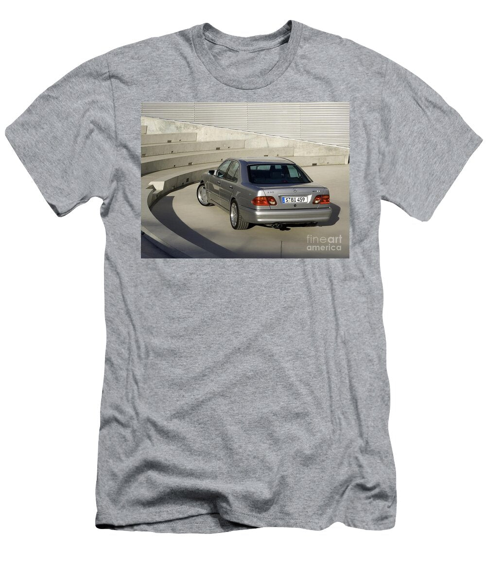 1 Exclusive Legendary Oldschool Modified Silver 1999 Mercedes Amg E 50 V8 M119 Sedan W210 Vladyslav Shapovalenko T-Shirt