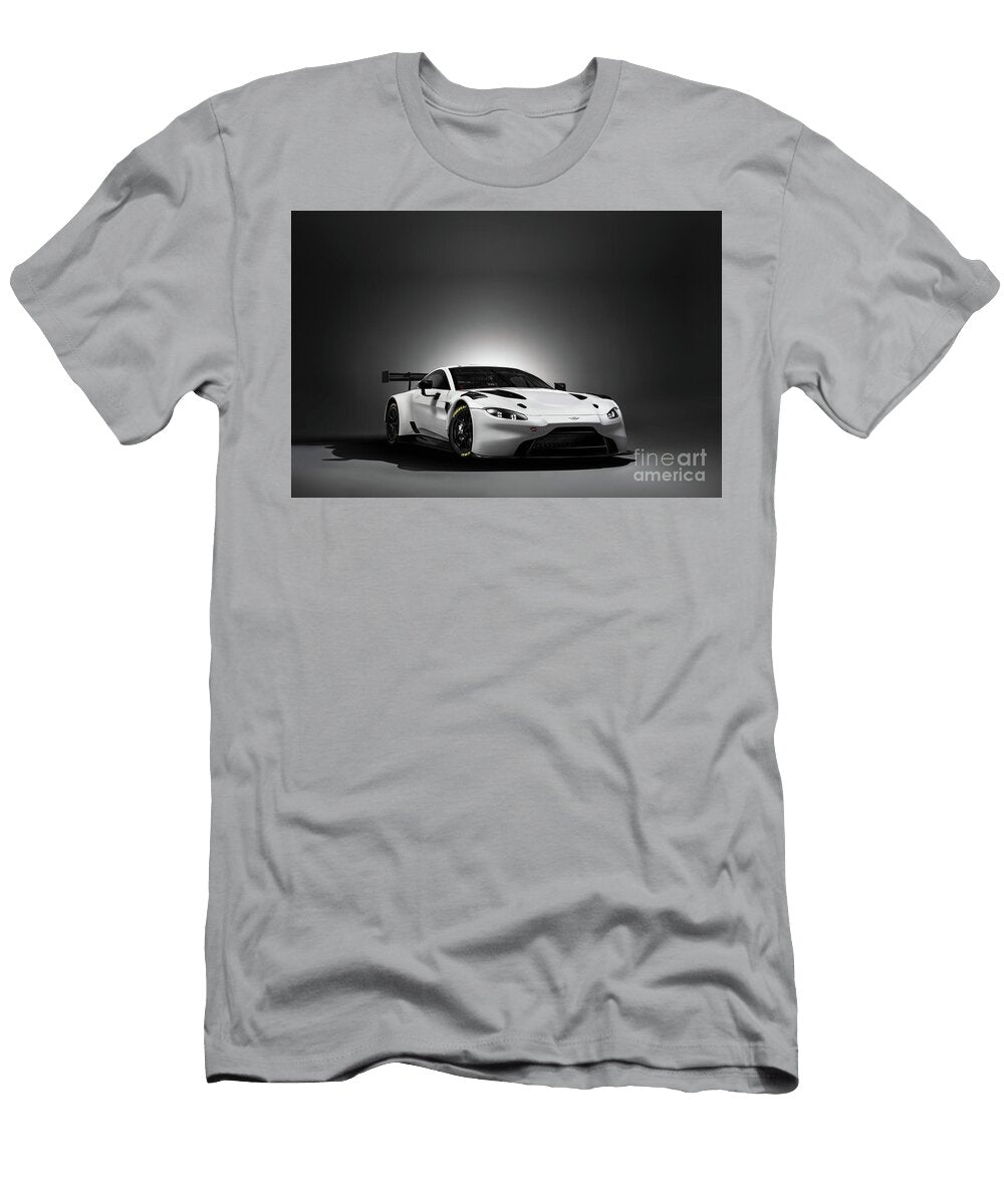 1 Exclusive Racing Supercar White Aston Martin Vantage Gte Amg M177 40l V8 Turbocharged Vladyslav Shapovalenko T-Shirt