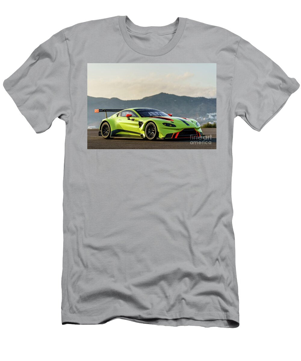 1 Exclusive Racing Supercar Yellow Aston Martin Vantage Gte Amg M177 40l V8 Turbocharged Vladyslav Shapovalenko T-Shirt