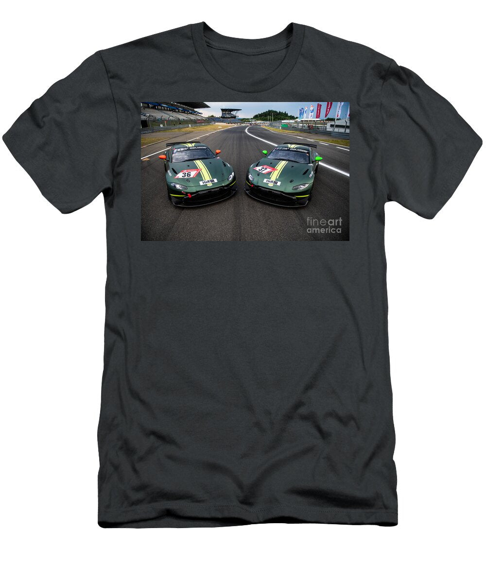 1 Exclusive Racing Supercars Deep Green Aston Martin Vantage Gt4 Amg M177 40l V8 Turbocharged Vladyslav Shapovalenko T-Shirt