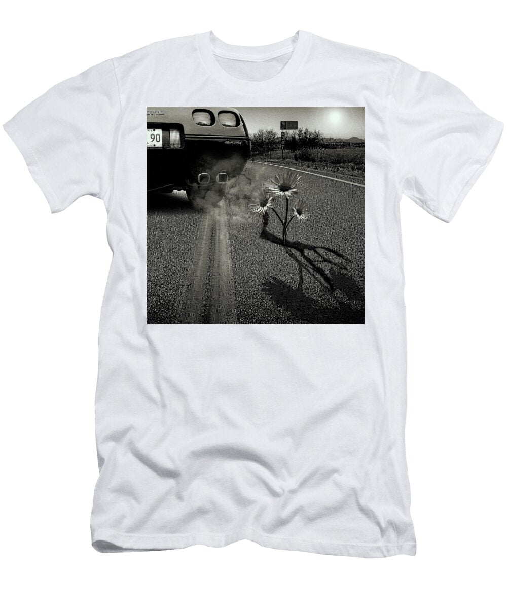 1 Exhausting Pipe Flowers Marian Voicu T-Shirt