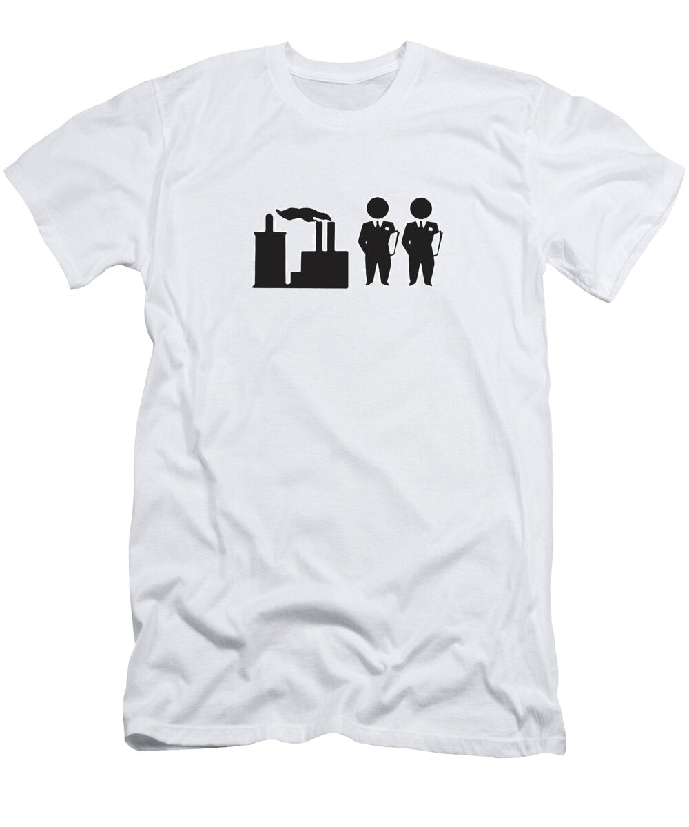 1 Factory and Businessmen Csa Images T-Shirt