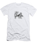 1 Family Standing Outside Home with Realtor Csa Images T-Shirt