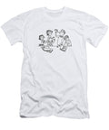 1 Father Lighting Pipe with Family Csa Images T-Shirt