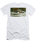 1 Female Mallard and Ducklings Swimming At Sunset Pablo Avanzini T-Shirt