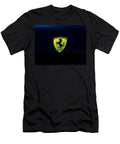 1 Ferrari Shield on Black Dave Koontz T-Shirt