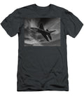 1 Fighter Jet in Dramatic Sky Jeff Stallard T-Shirt