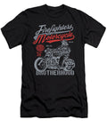 1 Firefighter Motorcycle Fireman Gift Motor Rider Florian Dold Art T-Shirt