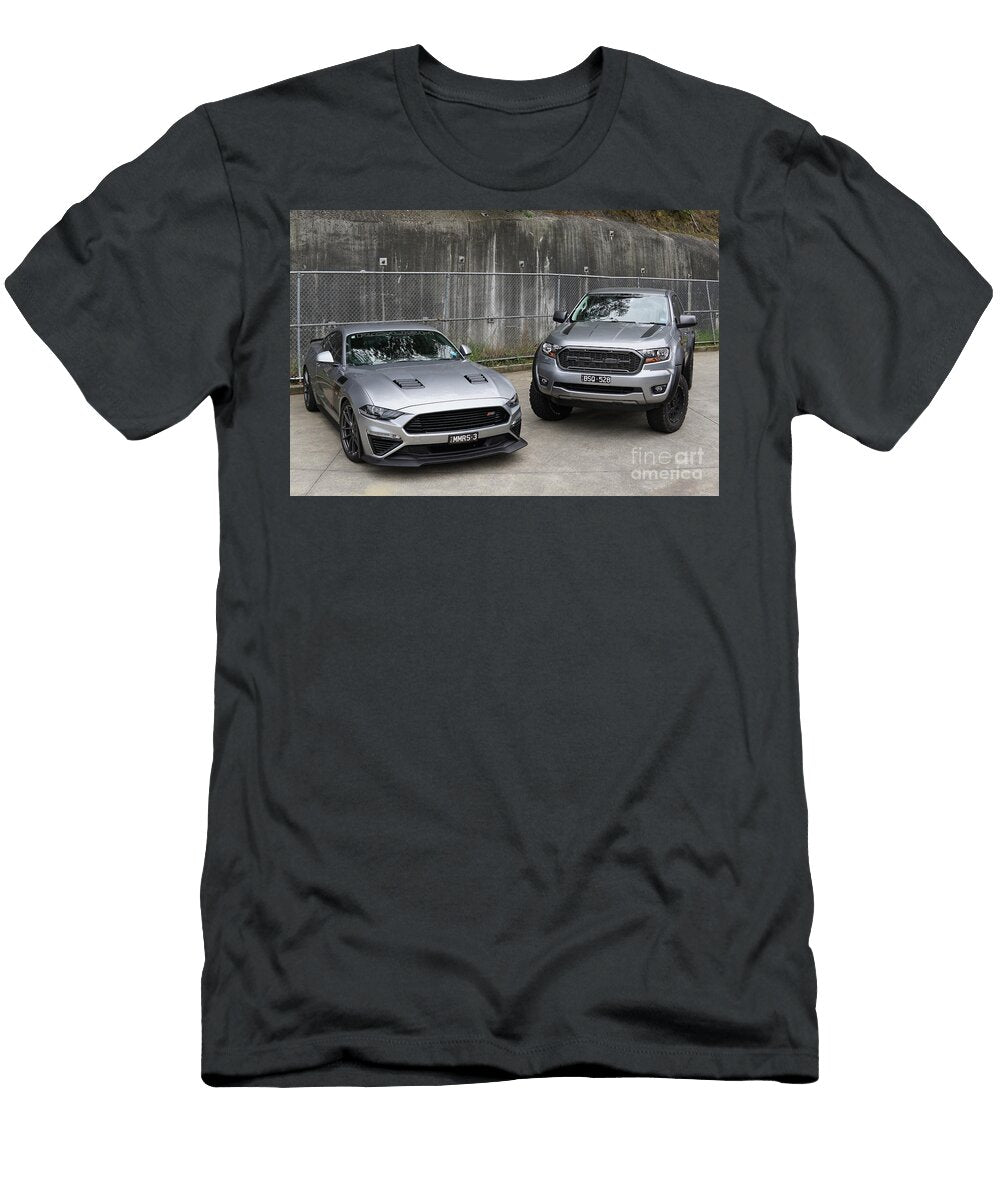 1 Ford Mustang Roush Stage 3 50l Supercharged V8 Gray Roush Ford Ranger Double Cab V6 Ecoboost Vladyslav Shapovalenko T-Shirt