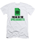 1 Freak in Spreadsheets Excel Accountant Accounting Florian Dold Art T-Shirt