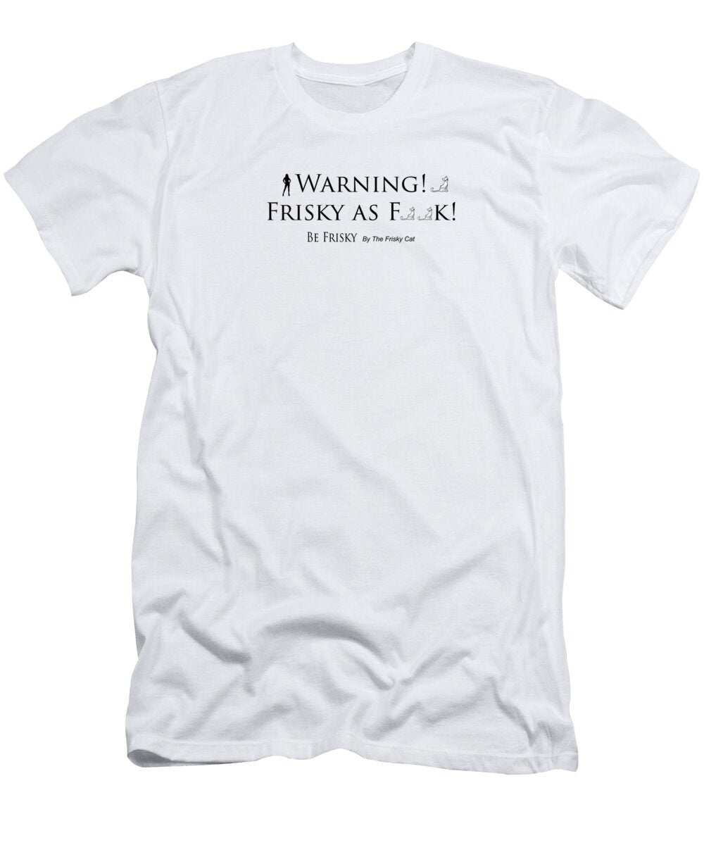 1 Frisky As Fxxk Logo Angelina Diablo Fine Art Photography T-Shirt