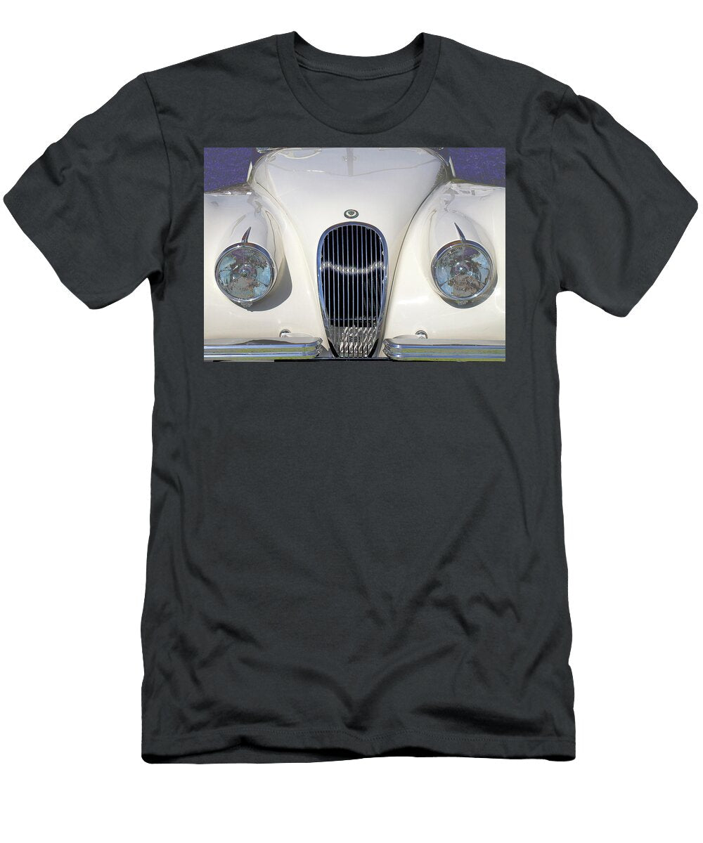 1 Front of 1950 Jaguar Xk 120 Peter Lloyd T-Shirt