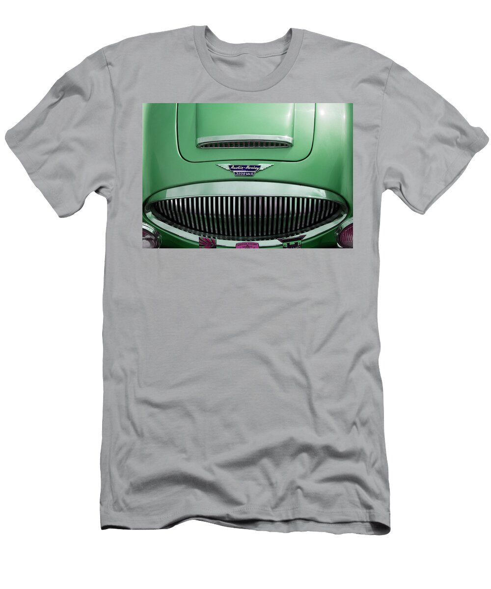 1 Front of Austin Healy 3000 Mark 11 Peter Lloyd T-Shirt