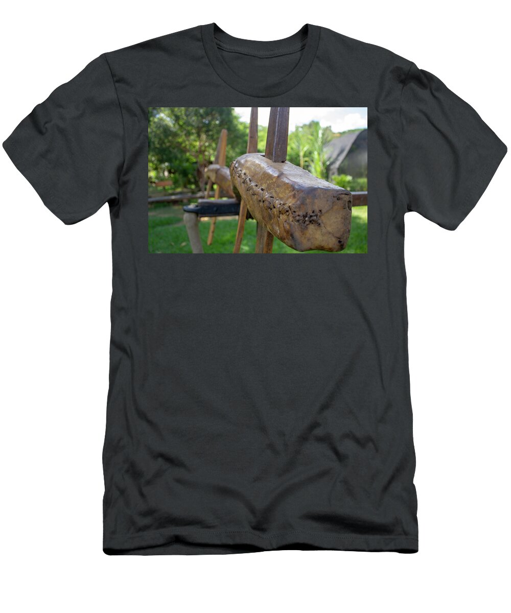 1 Front Part of an Old Ox Cart the Place Where the Oxs Head Where Placed Everton Leite T-Shirt