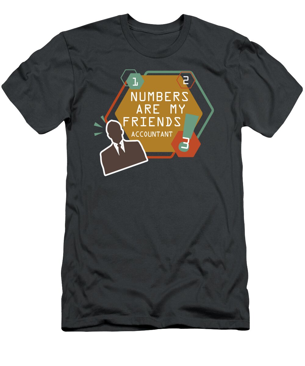 1 Funny Accountant for Men Women Bookkeeper Student Cpa Crazy Squirrel T-Shirt