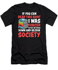 1 Funny Antisocial Book Lover Saying Sweet Birdie Studio T-Shirt