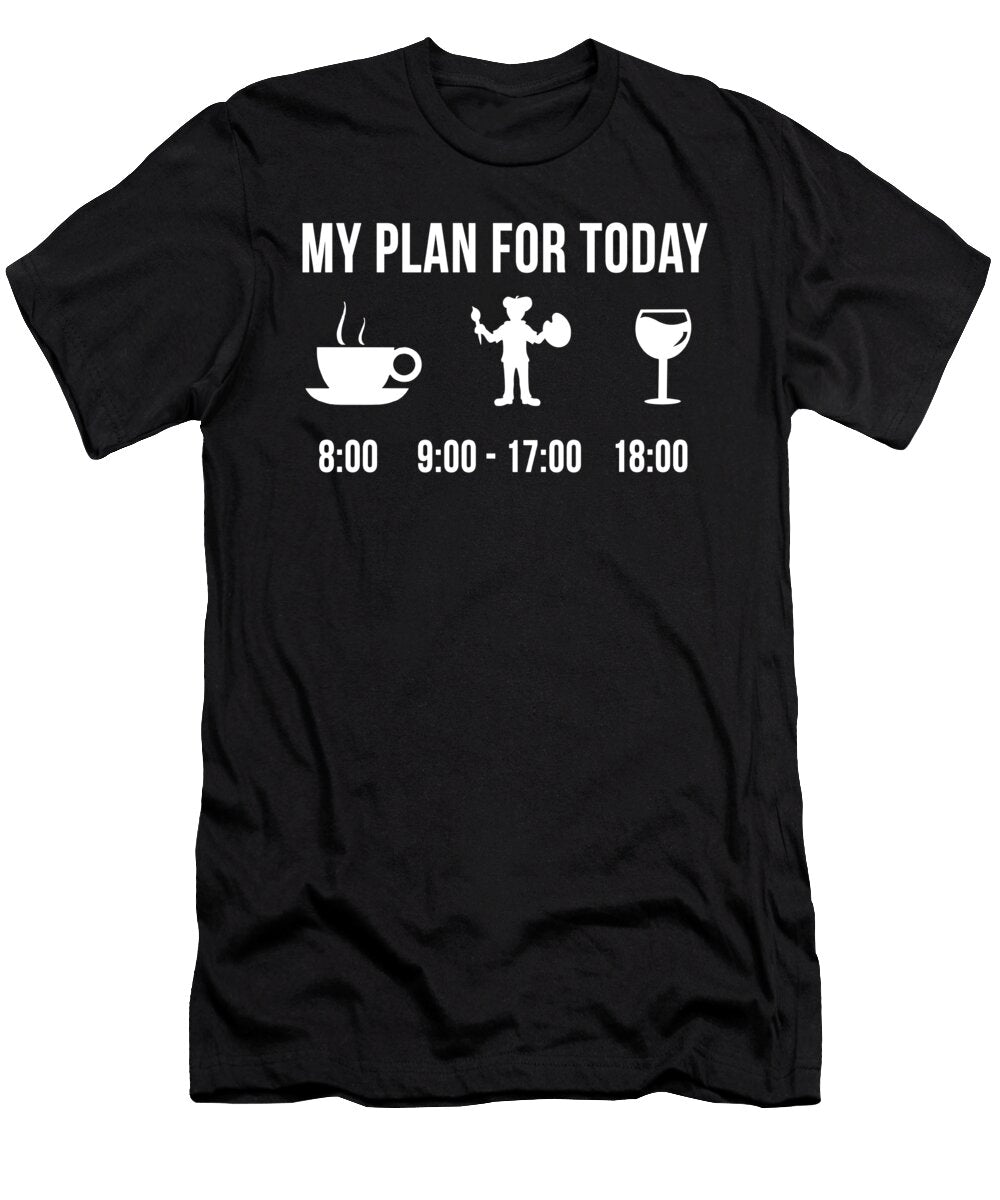 1 Funny Artist Job Art Career My Plan for Today Muc Designs T-Shirt