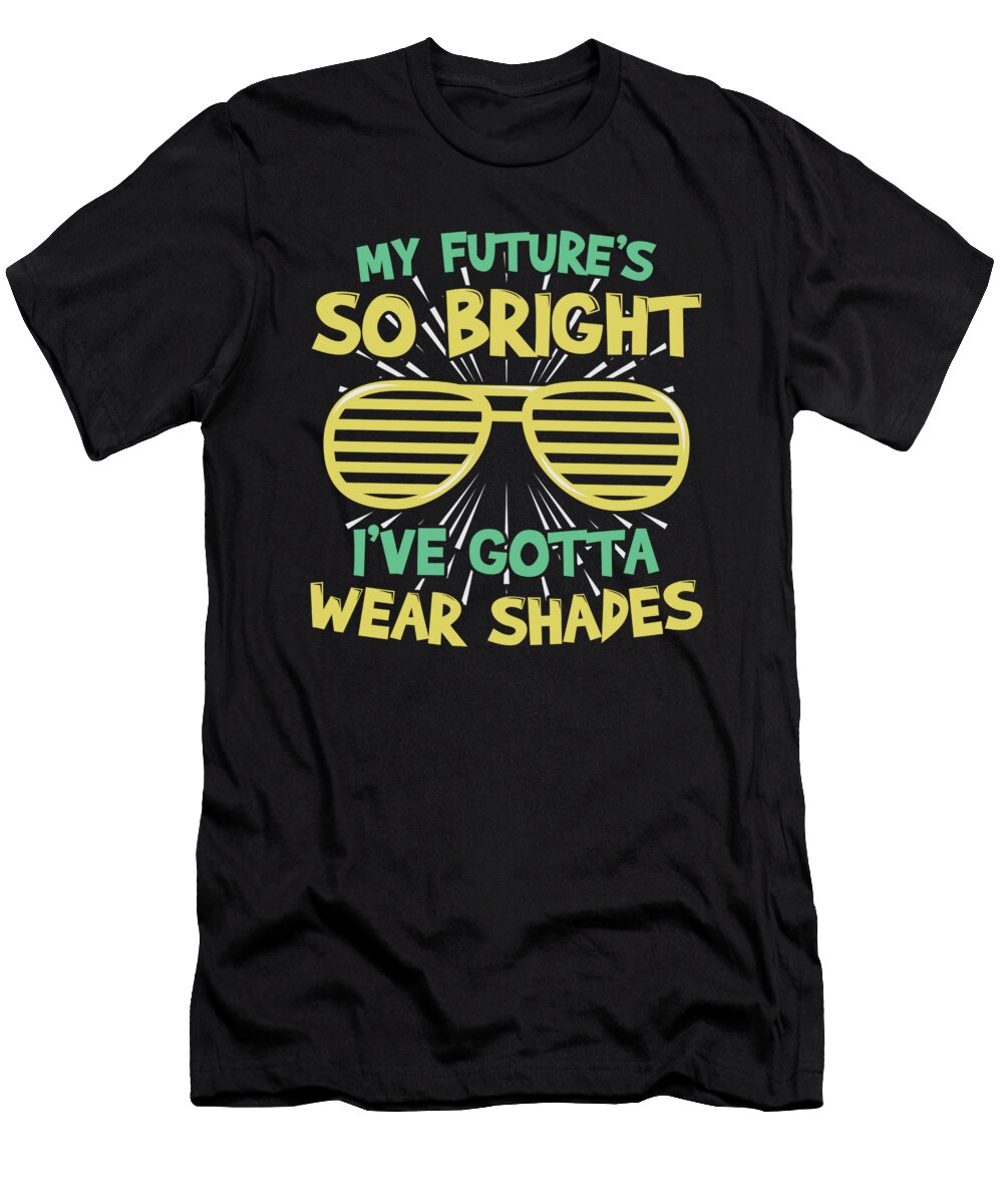 1 Funny Back to School Art for Kids Teen Students Dark Ruler T-Shirt