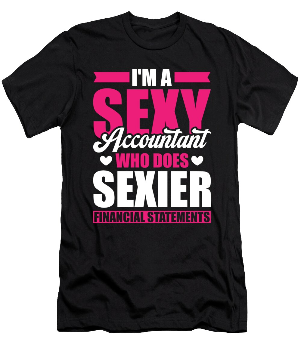 1 Funny Cpa Accountancy Accounting Bookkeeper Sexy Accountant Crazy Squirrel T-Shirt