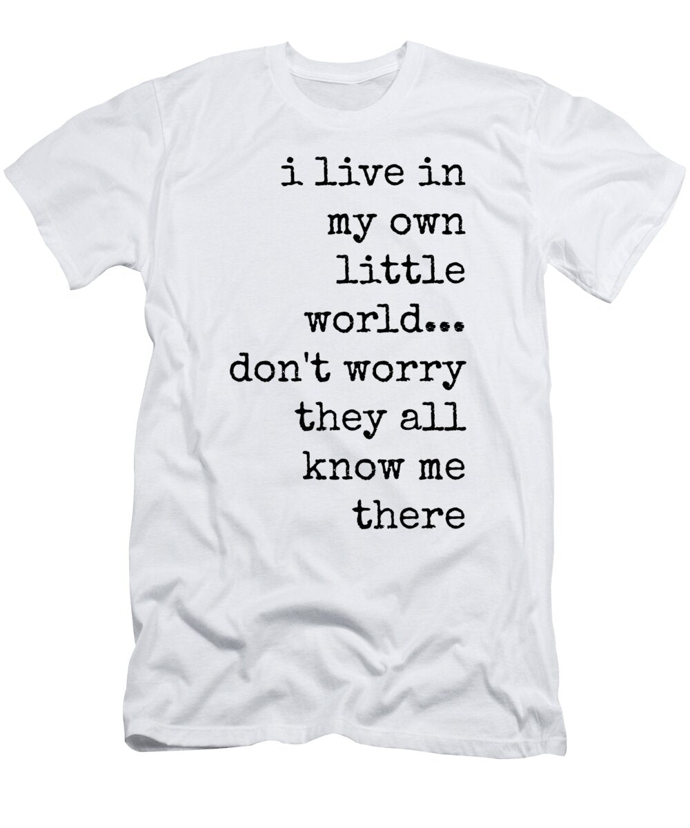 1 Funny Crazy Introvert Loner Quote Diane Palmer T-Shirt