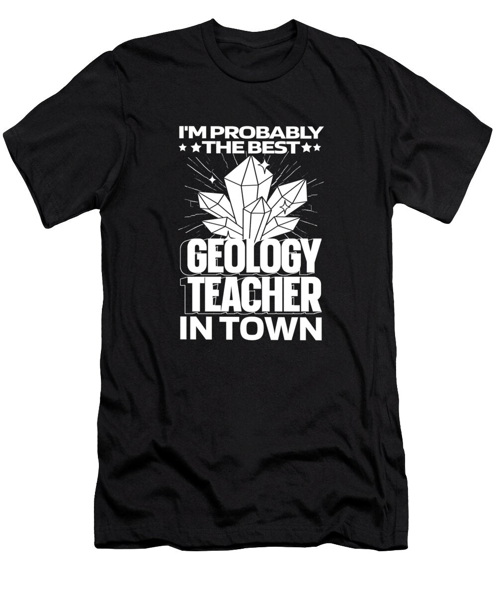 1 Funny Geology Geophysics Geologist Crazy Squirrel T-Shirt