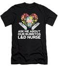 1 Funny Labor and Delivery Nurse Ask Me About Our Burritos Maximus Designs T-Shirt