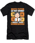 1 Funny Math Teacher Educator School Education Math Tutor Crazy Squirrel T-Shirt