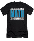 1 Funny Math Teacher School Education Educator Math Tutor Crazy Squirrel T-Shirt