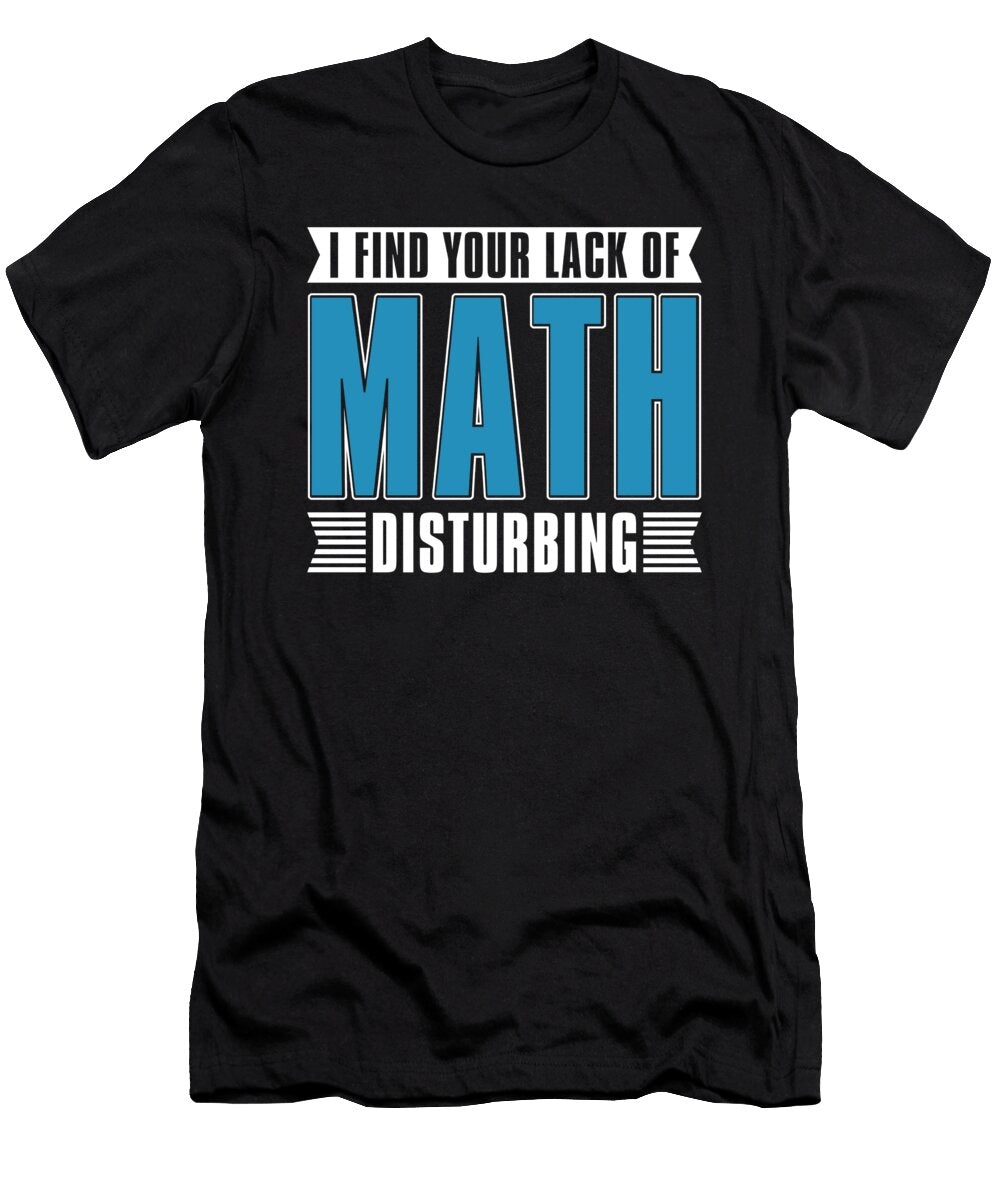 1 Funny Math Teacher School Education Educator Math Tutor Crazy Squirrel T-Shirt