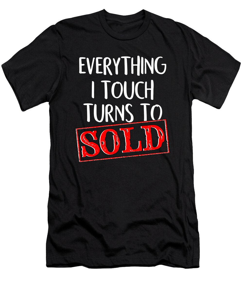 1 Funny Real Estate Agent Realtor Gift Muc Designs T-Shirt