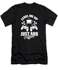 1 Gamer Coffee Gaming Video Games Crazy Squirrel T-Shirt