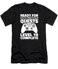 1 Gaming 10th Birthday Video Games 10 Year Old Gamer Crazy Squirrel T-Shirt