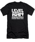 1 Gaming 14th Birthday Year Old Gamer Level 14 Unlocked Crazy Squirrel T-Shirt