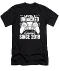 1 Gaming 6th Birthday Video Year Old Gamer Level 6 Unlocked Crazy Squirrel T-Shirt