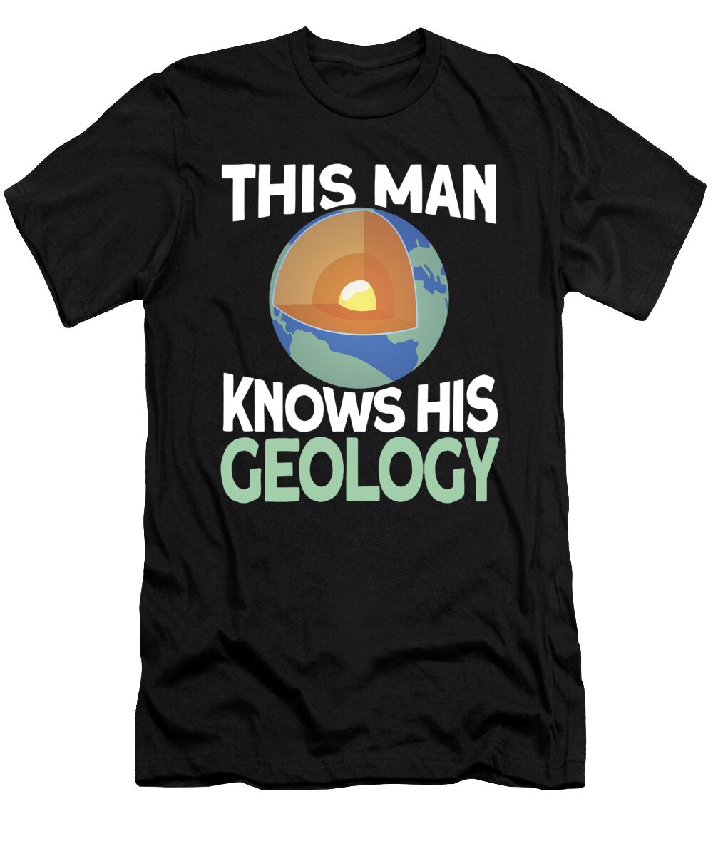 1 Geology Geophysics Geologist Crazy Squirrel T-Shirt